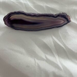 Source Unknown Amethyst geode Hair Accessory